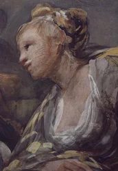 Scène de la légende de Saint Antoine de Padoue